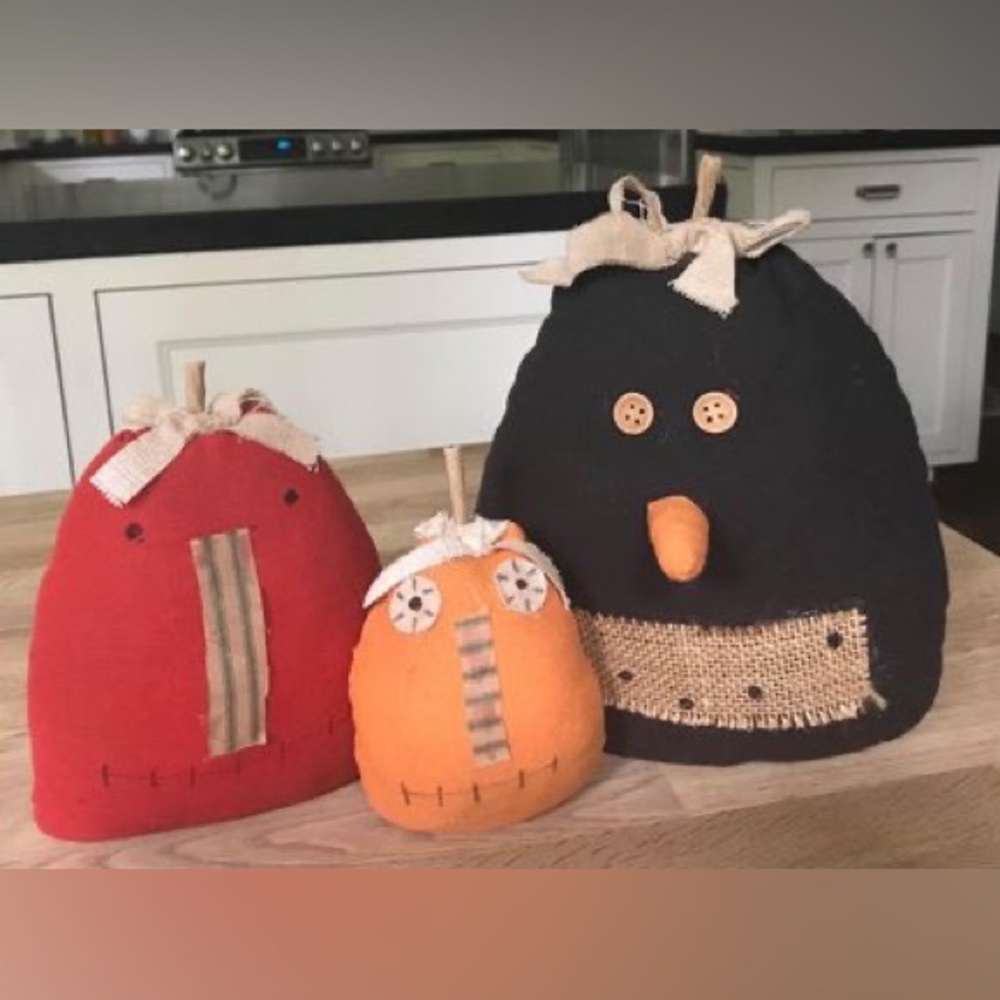 Family of Halloween Pumpkins